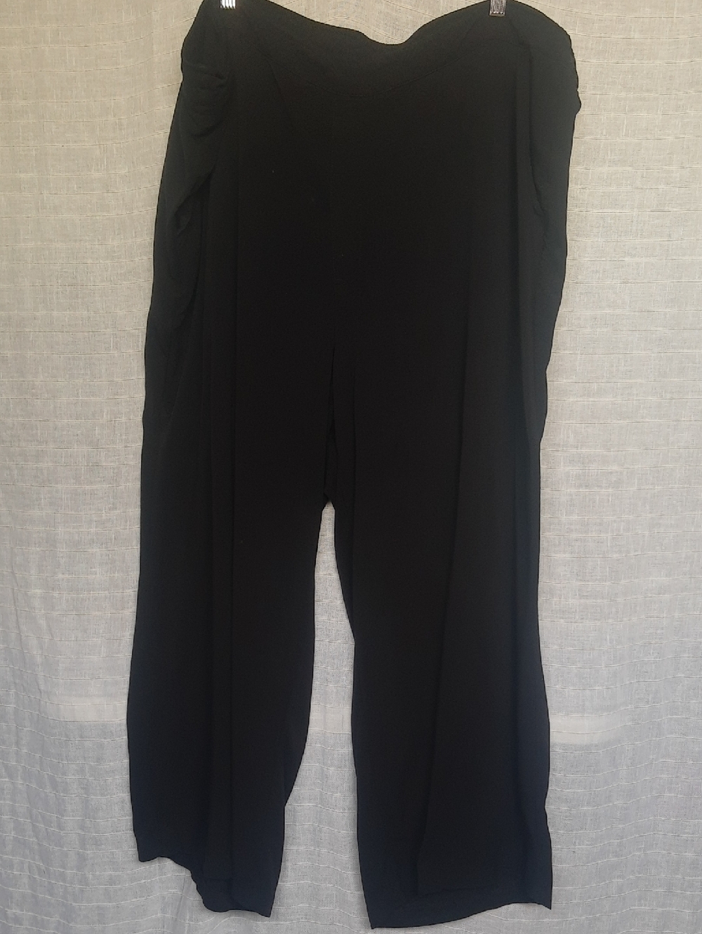 Old Navy Black Wide-Leg Jumpsuit Pants